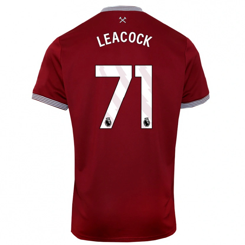 Danxen Women Callum Leacock #71 Burgundy White Home Jersey 2025/26 T-Shirt