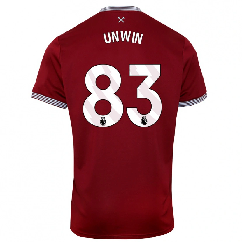 Danxen Women Jonathan Unwin #83 Burgundy White Home Jersey 2025/26 T-Shirt
