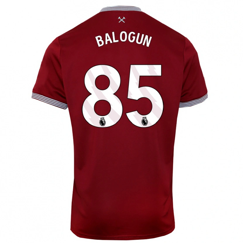 Danxen Women Majid Balogun #85 Burgundy White Home Jersey 2025/26 T-Shirt
