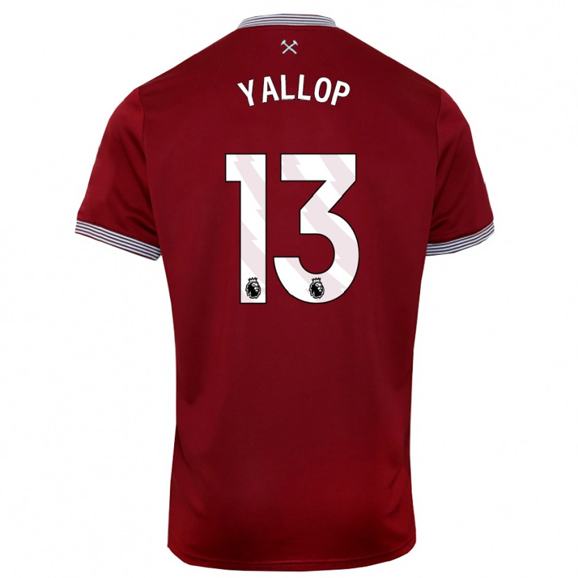 Danxen Women Tameka Yallop #13 Burgundy White Home Jersey 2025/26 T-Shirt