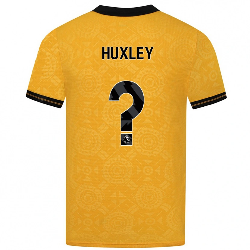Danxen Women Leon Huxley #0 Yellow Black Home Jersey 2025/26 T-Shirt