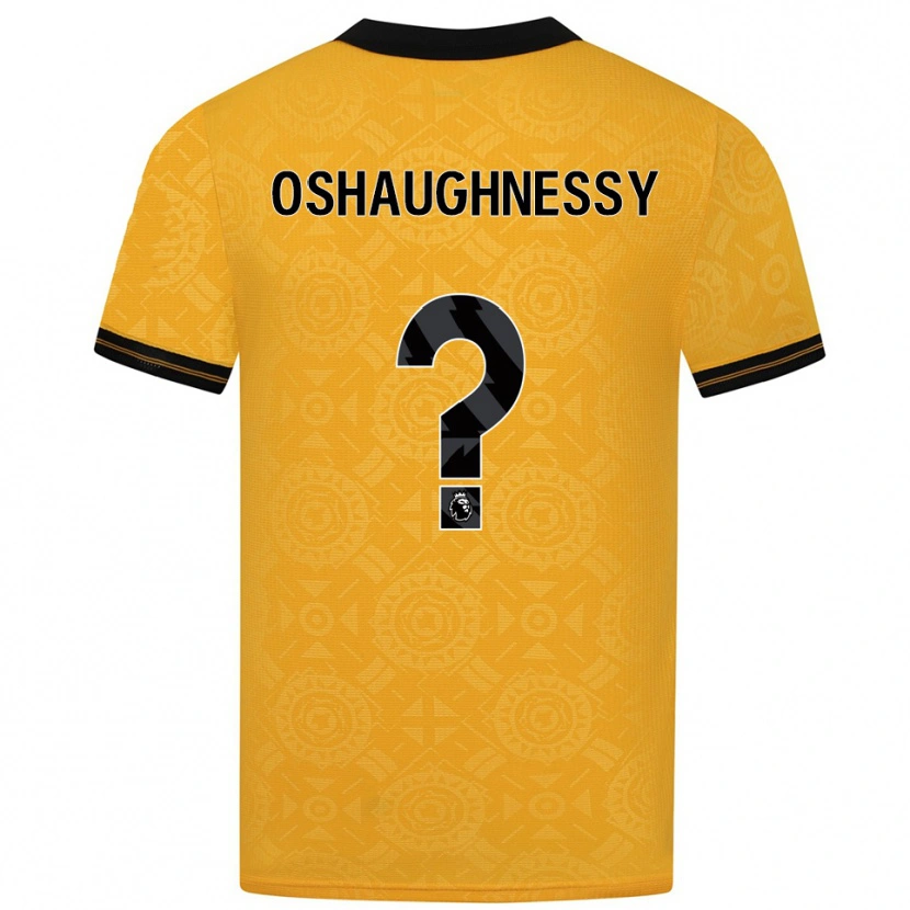 Danxen Women Joe Oshaughnessy #0 Yellow Black Home Jersey 2025/26 T-Shirt