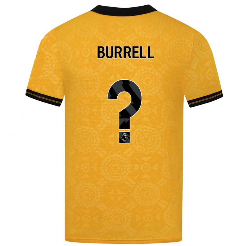 Danxen Women Ackeme Francis Burrell #0 Yellow Black Home Jersey 2025/26 T-Shirt