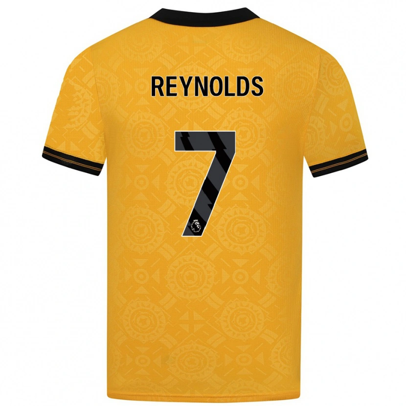 Danxen Women Fabian Reynolds #7 Yellow Black Home Jersey 2025/26 T-Shirt