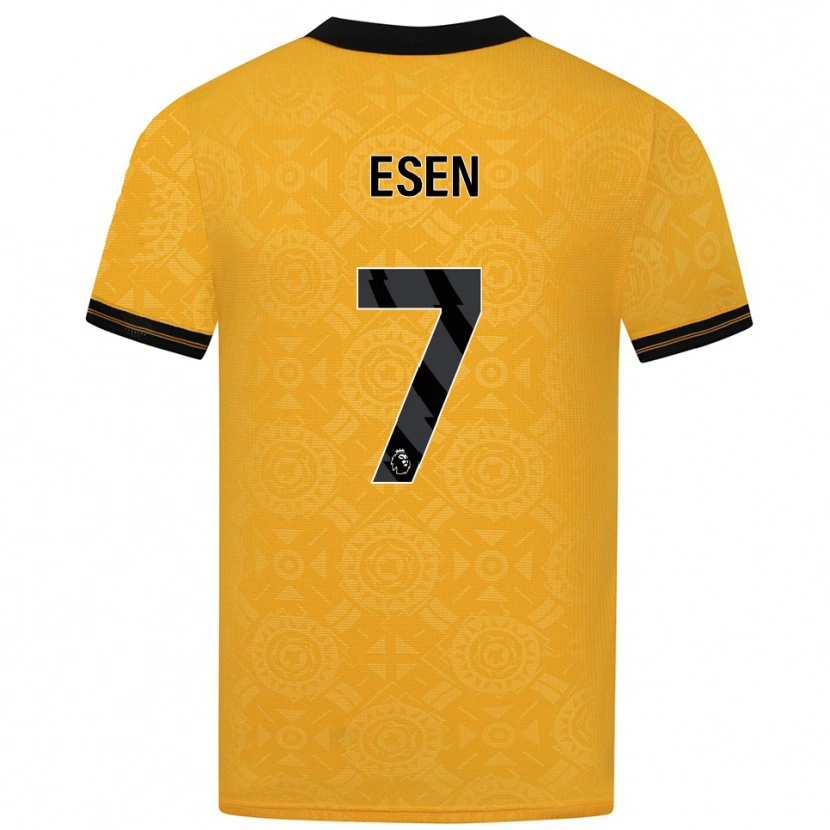 Danxen Women Josh Esen #7 Yellow Black Home Jersey 2025/26 T-Shirt