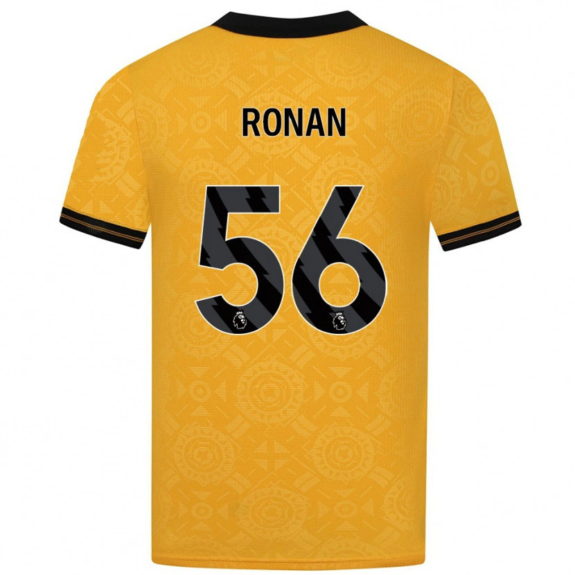 Danxen Women Connor Ronan #56 Yellow Black Home Jersey 2025/26 T-Shirt