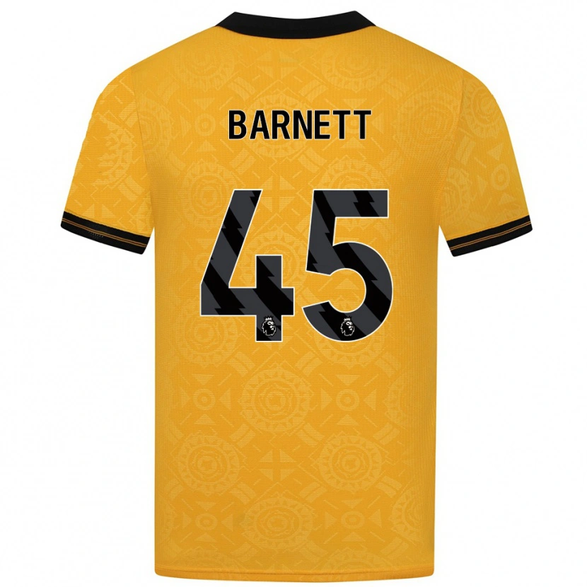 Danxen Women Ty Barnett #45 Yellow Black Home Jersey 2025/26 T-Shirt