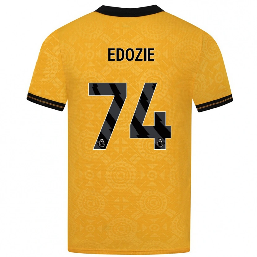 Danxen Women Tom Edozie #74 Yellow Black Home Jersey 2025/26 T-Shirt
