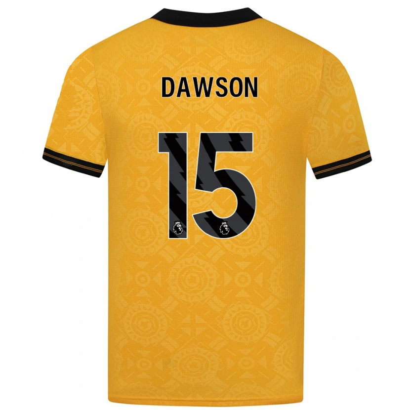 Danxen Women Craig Dawson #15 Yellow Black Home Jersey 2025/26 T-Shirt