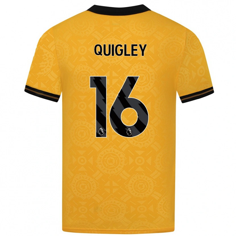 Danxen Women Racheal Quigley #16 Yellow Black Home Jersey 2025/26 T-Shirt