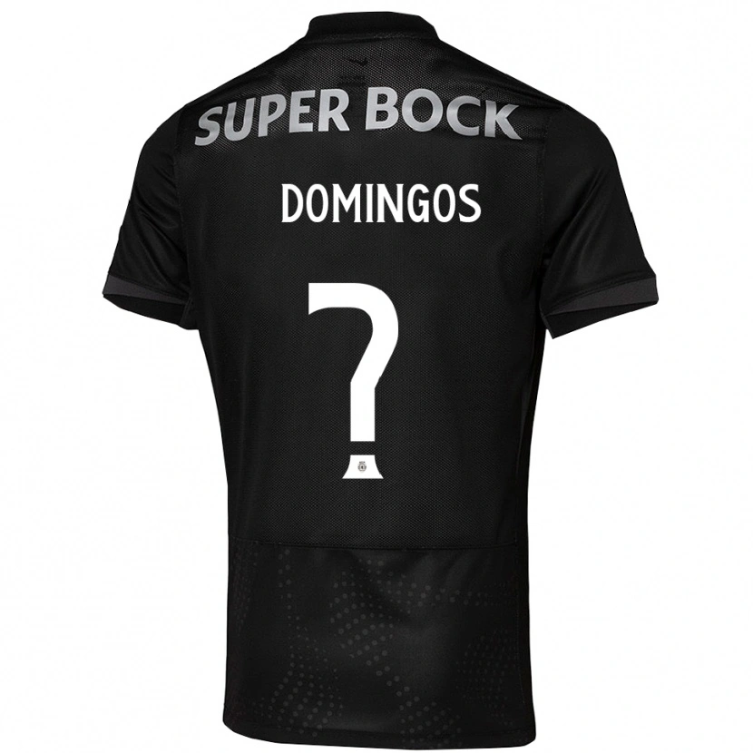 Danxen Women Estefanio Domingos #0 Black White Away Jersey 2025/26 T-Shirt