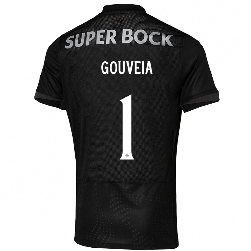 Danxen Women Miguel Gouveia #1 Black White Away Jersey 2025/26 T-Shirt