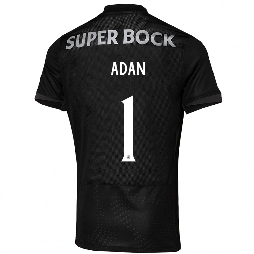 Danxen Women Antonio Adan #1 Black White Away Jersey 2025/26 T-Shirt