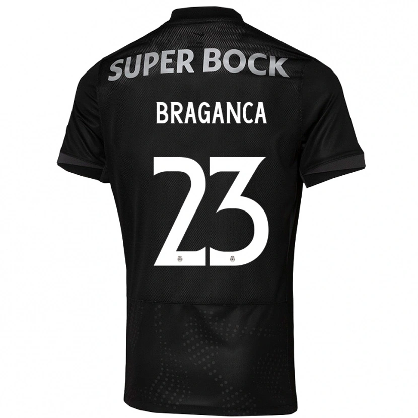 Danxen Women Daniel Bragança #23 Black White Away Jersey 2025/26 T-Shirt