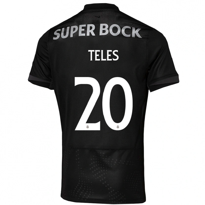 Danxen Women Ana Isabel Teles #20 Black White Away Jersey 2025/26 T-Shirt