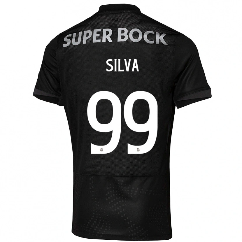 Danxen Women Francisco Silva #99 Black White Away Jersey 2025/26 T-Shirt