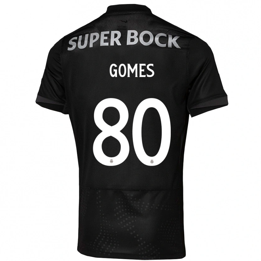 Danxen Women Luís Gomes #80 Black White Away Jersey 2025/26 T-Shirt