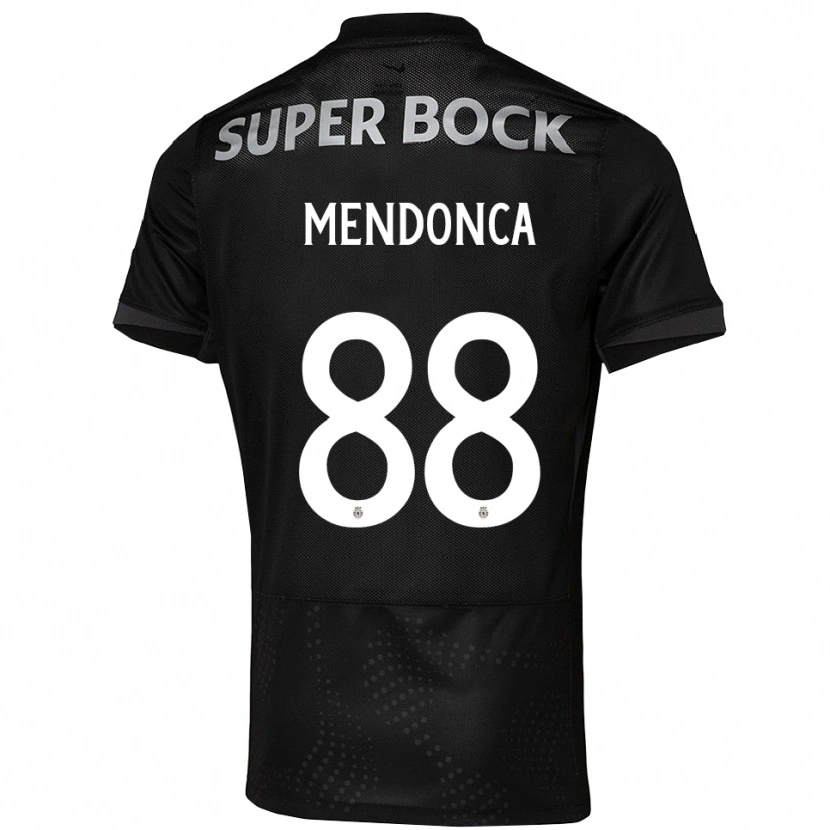 Danxen Women Manuel Mendonça #88 Black White Away Jersey 2025/26 T-Shirt
