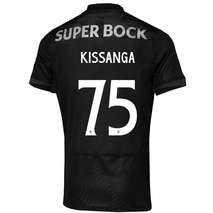 Danxen Women Manuel Kissanga #75 Black White Away Jersey 2025/26 T-Shirt