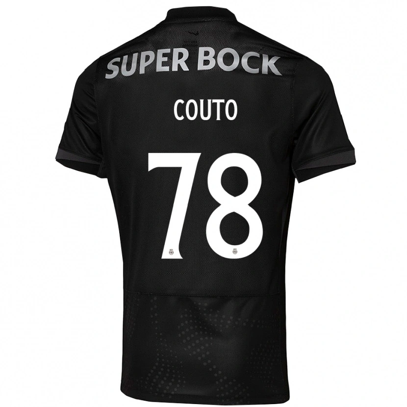 Danxen Women Mauro Couto #78 Black White Away Jersey 2025/26 T-Shirt