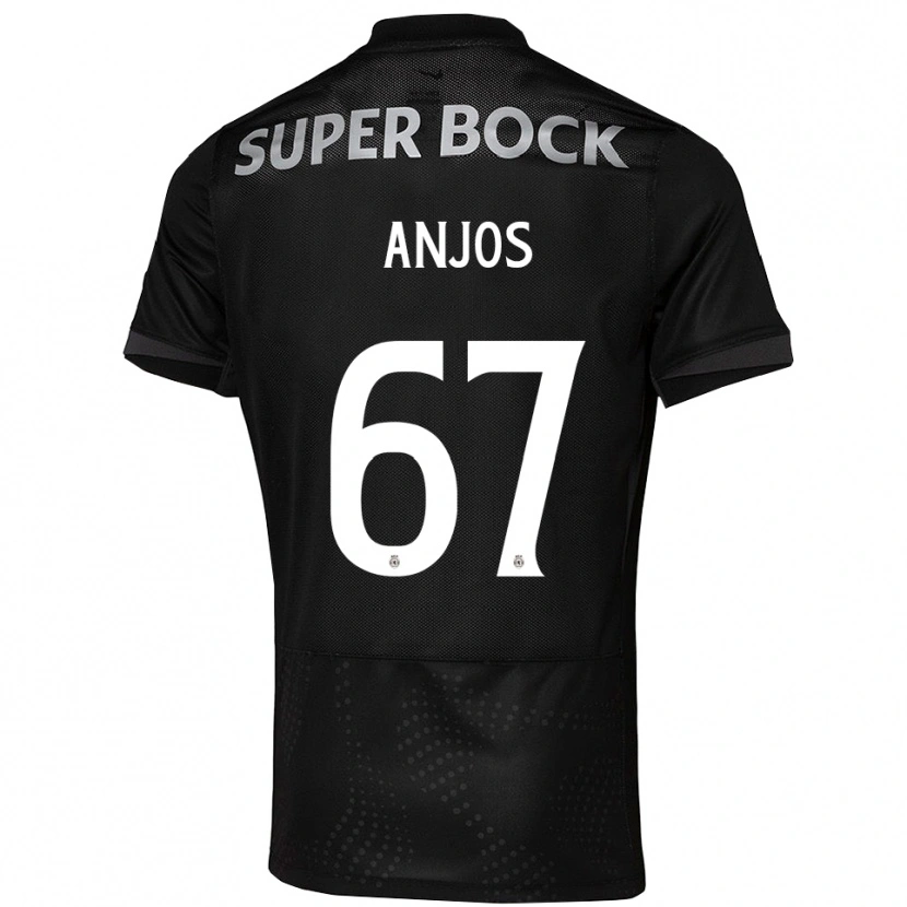 Danxen Women Lucas Anjos #67 Black White Away Jersey 2025/26 T-Shirt