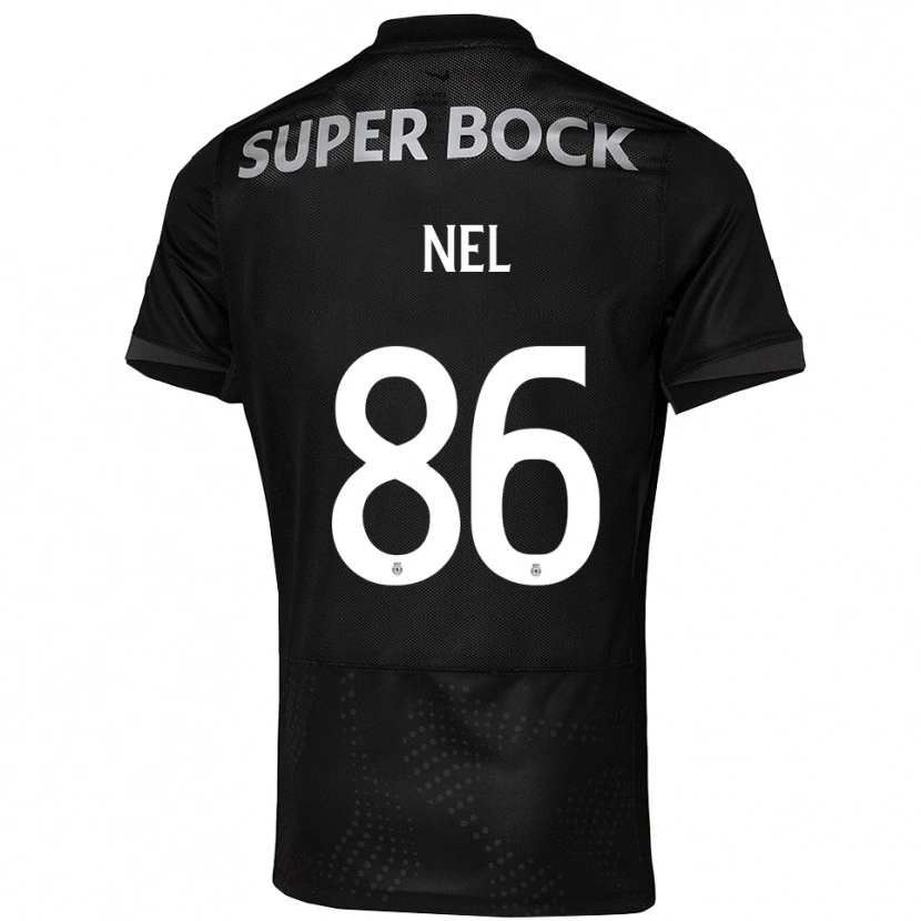 Danxen Women Rafael Nel #86 Black White Away Jersey 2025/26 T-Shirt