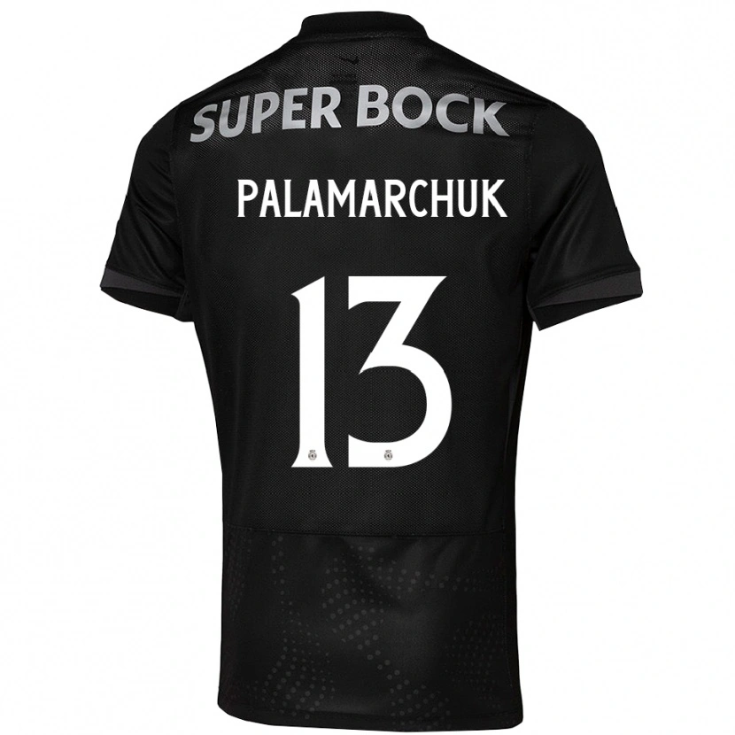 Danxen Women Cristiano Vitaly Palamarchuk #13 Black White Away Jersey 2025/26 T-Shirt