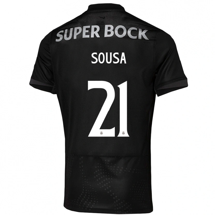 Danxen Women Margarida Sousa #21 Black White Away Jersey 2025/26 T-Shirt