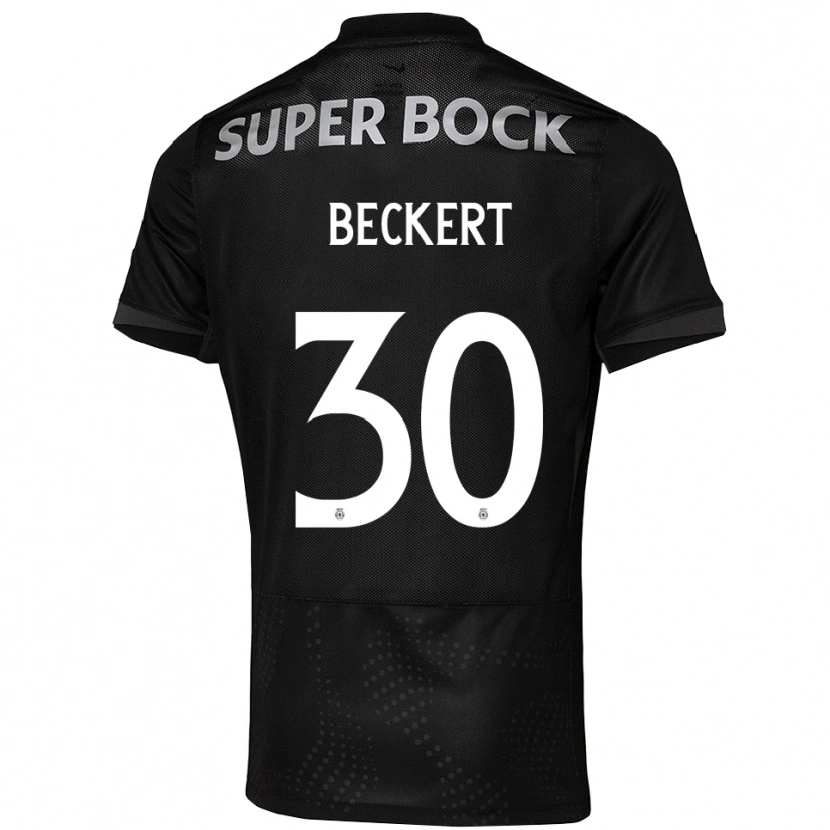Danxen Women Carolina Beckert #30 Black White Away Jersey 2025/26 T-Shirt