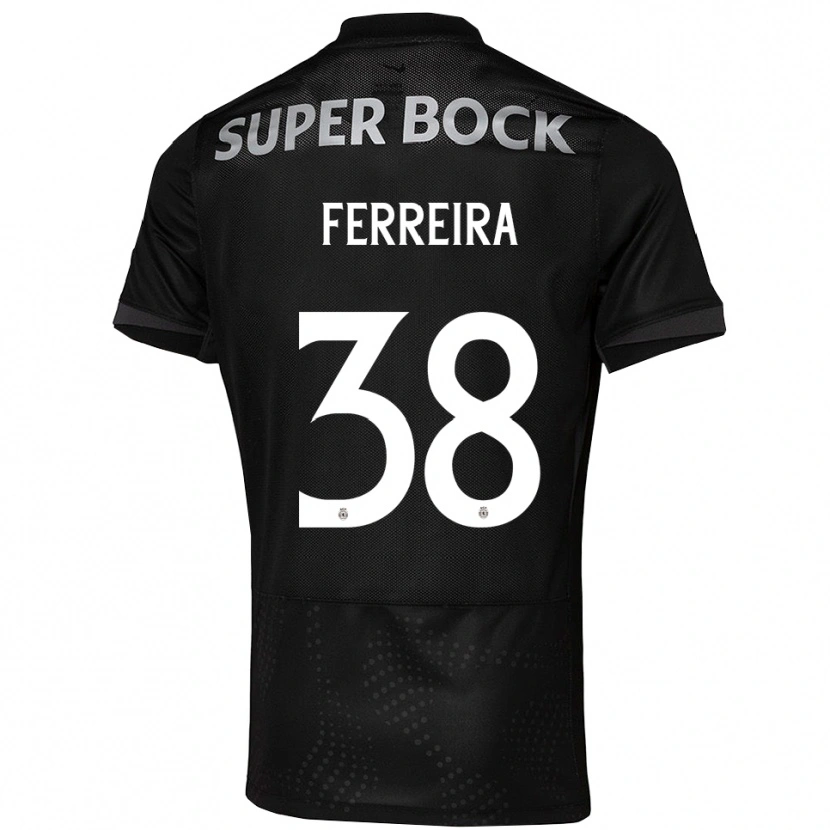 Danxen Women Marta Ferreira #38 Black White Away Jersey 2025/26 T-Shirt