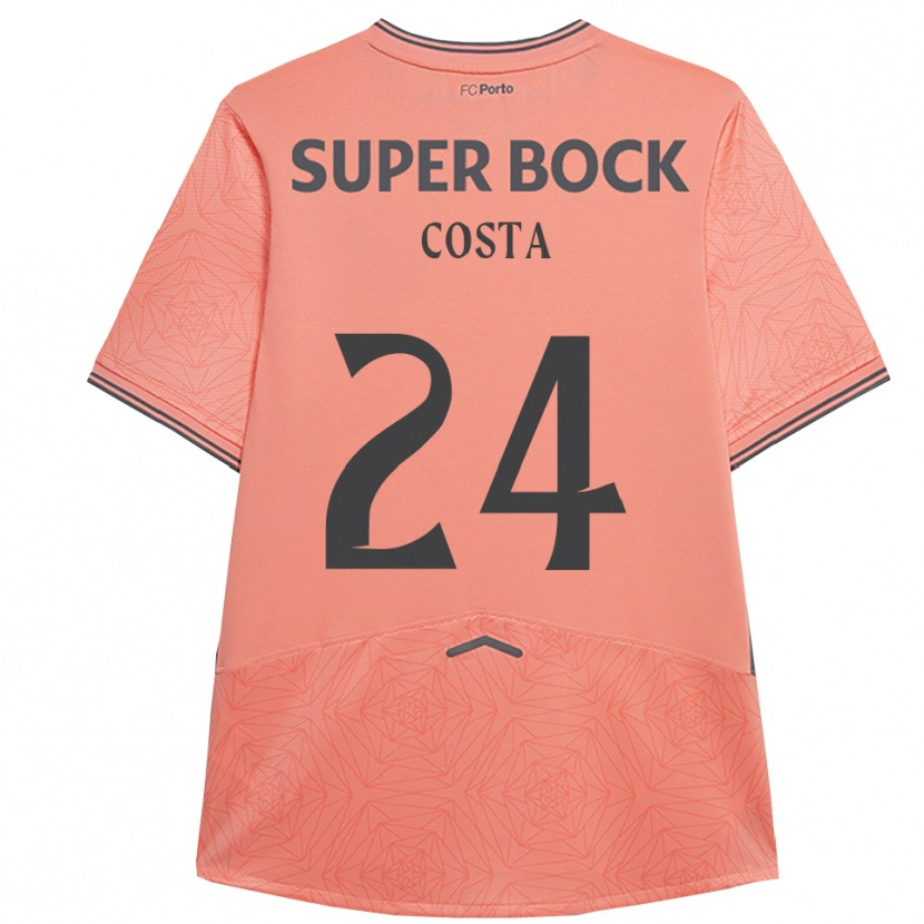 Danxen Women João Costa #24 Pink Navy Away Jersey 2025/26 T-Shirt