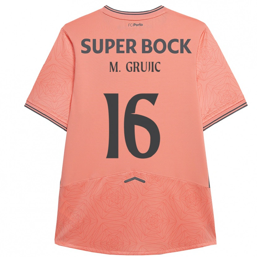 Danxen Women Marko Grujić #16 Pink Navy Away Jersey 2025/26 T-Shirt