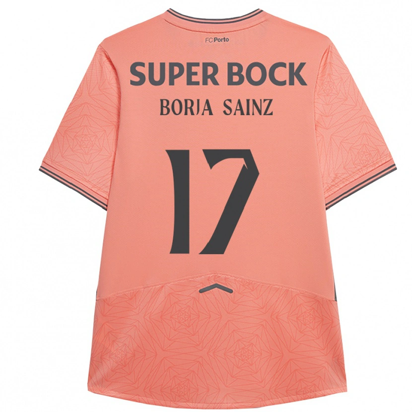 Danxen Women Borja Sainz #17 Pink Navy Away Jersey 2025/26 T-Shirt