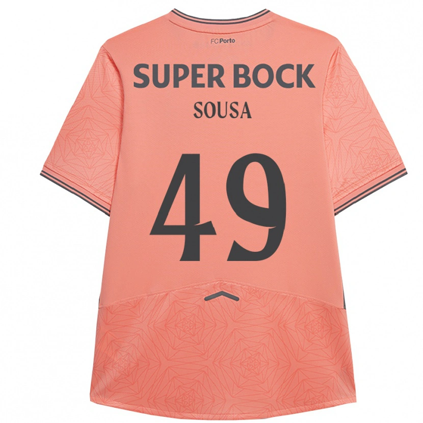 Danxen Women Gonçalo Sousa #49 Pink Navy Away Jersey 2025/26 T-Shirt