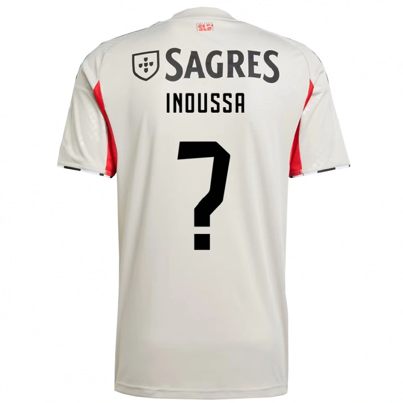 Danxen Women Nazif Inoussa #0 Off White Red Away Jersey 2025/26 T-Shirt