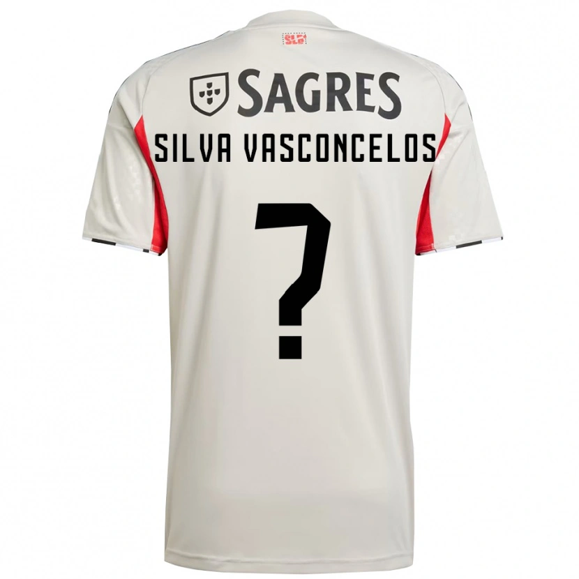 Danxen Women Martim Silva Vasconcelos #0 Off White Red Away Jersey 2025/26 T-Shirt