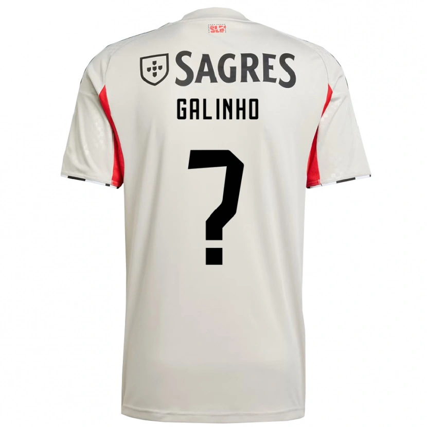 Danxen Women Miguel Galinho #0 Off White Red Away Jersey 2025/26 T-Shirt