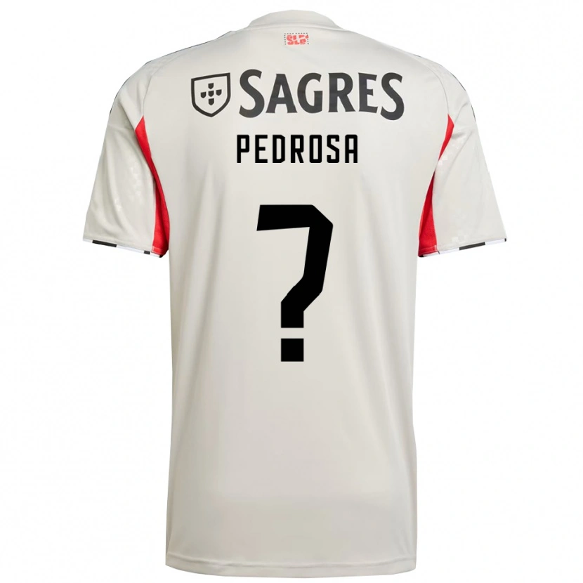 Danxen Women Tomás Pedrosa #0 Off White Red Away Jersey 2025/26 T-Shirt