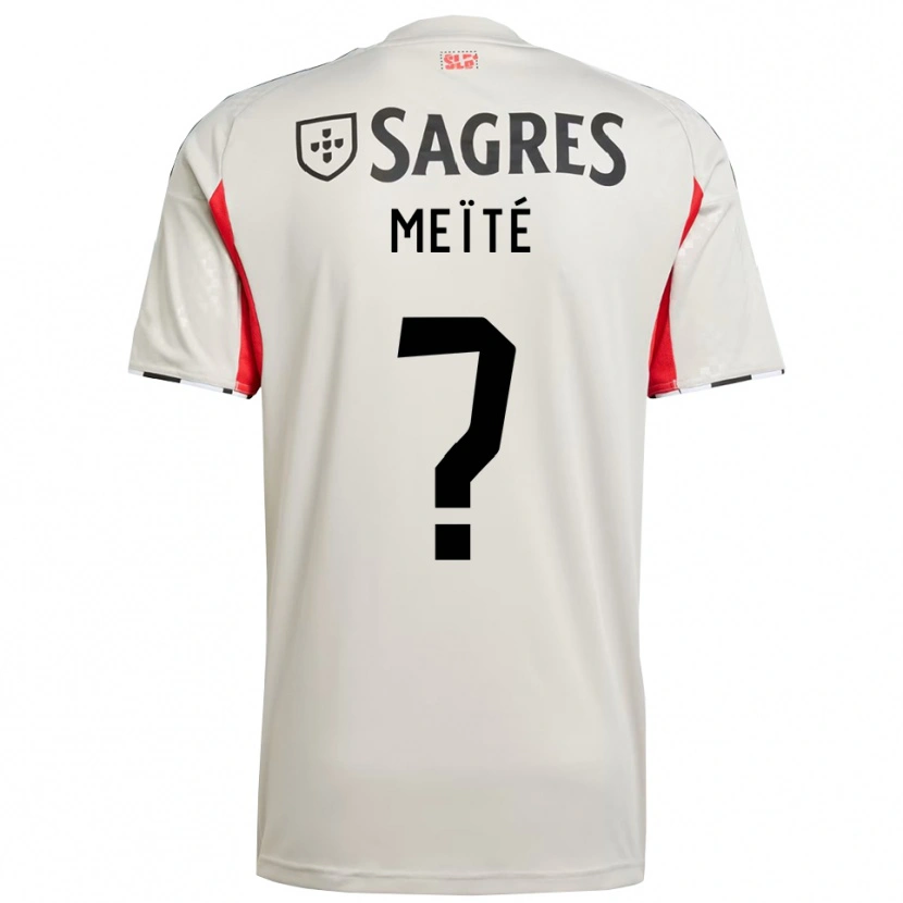 Danxen Women Soualiho Meïté #0 Off White Red Away Jersey 2025/26 T-Shirt