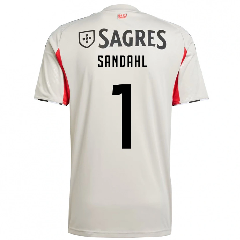 Danxen Women Alexander Sandahl #1 Off White Red Away Jersey 2025/26 T-Shirt
