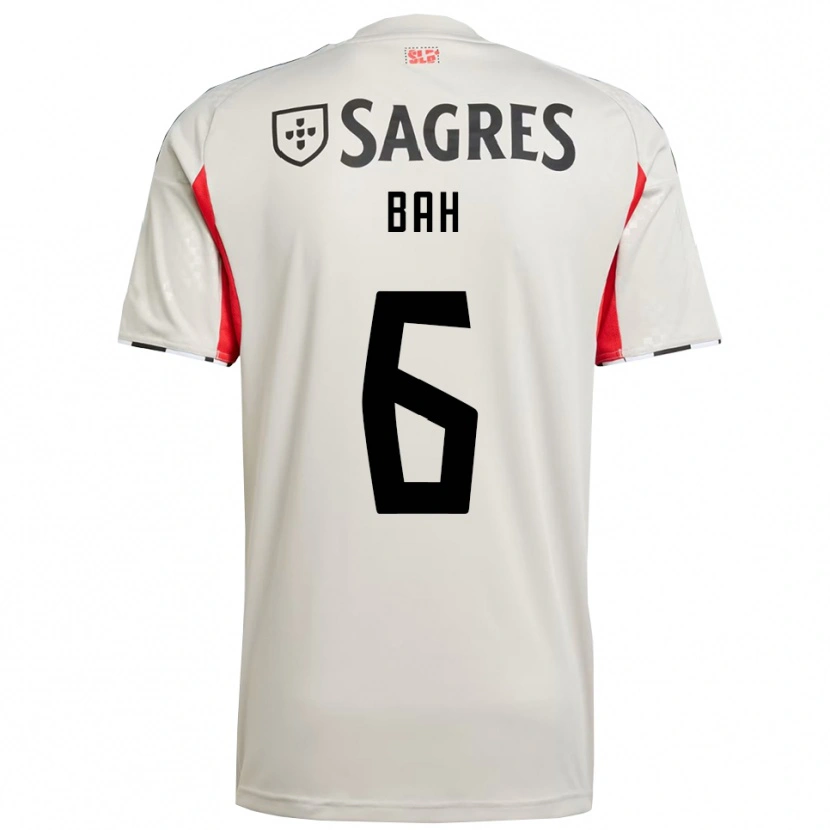Danxen Women Alexander Bah #6 Off White Red Away Jersey 2025/26 T-Shirt