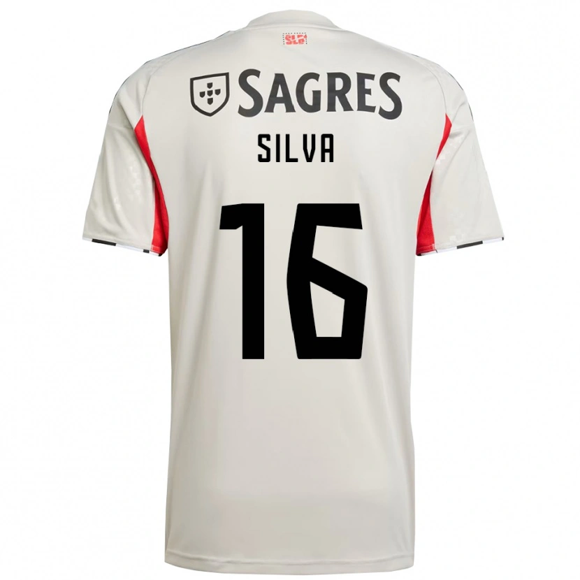 Danxen Women Manu Silva #16 Off White Red Away Jersey 2025/26 T-Shirt