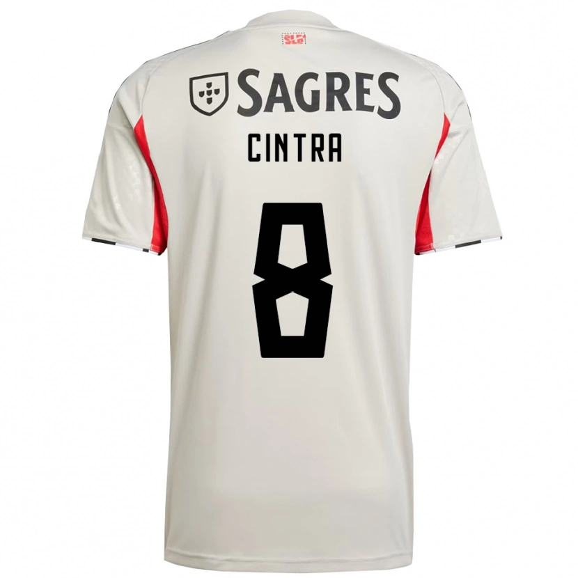 Danxen Women Marta Cintra #8 Off White Red Away Jersey 2025/26 T-Shirt