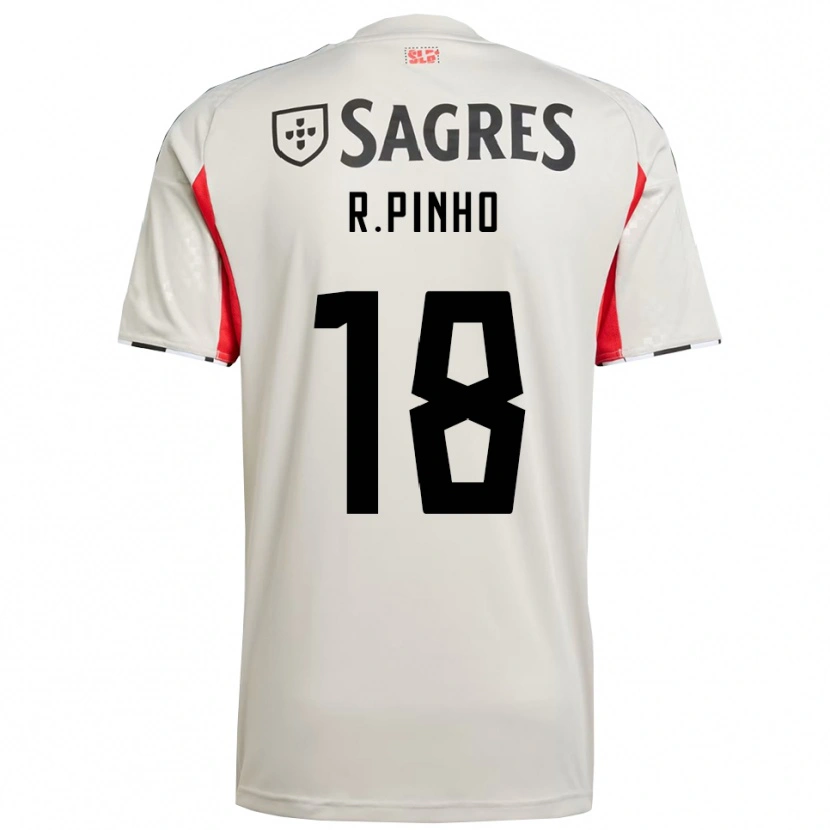Danxen Women Rodrigo Pinho #18 Off White Red Away Jersey 2025/26 T-Shirt