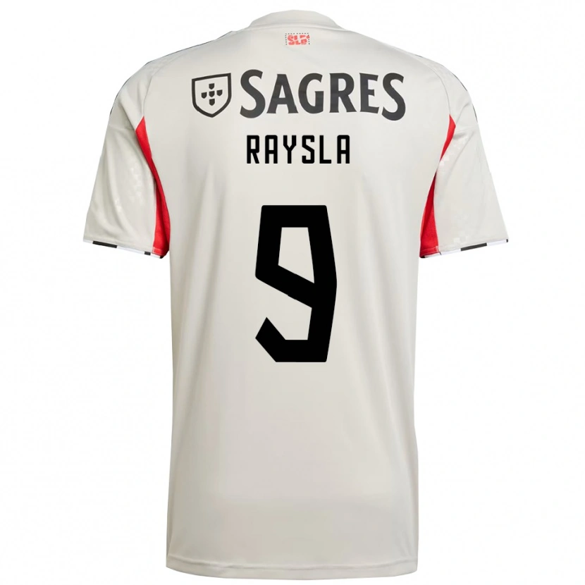 Danxen Women Nycole Raysla #9 Off White Red Away Jersey 2025/26 T-Shirt