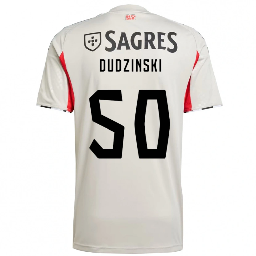 Danxen Women Marcel Dudzinski #50 Off White Red Away Jersey 2025/26 T-Shirt