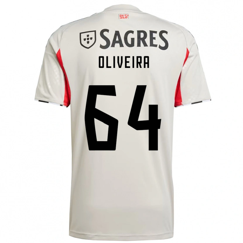 Danxen Women Gonçalo Oliveira #64 Off White Red Away Jersey 2025/26 T-Shirt