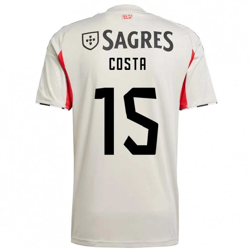 Danxen Women Carole Costa #15 Off White Red Away Jersey 2025/26 T-Shirt