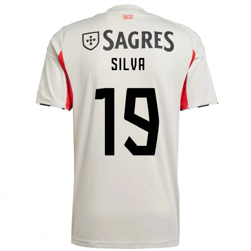 Danxen Women Francisco Silva #19 Off White Red Away Jersey 2025/26 T-Shirt