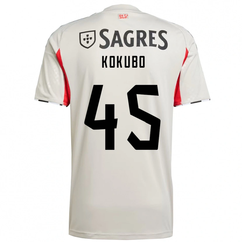 Danxen Women Leo Kokubo #45 Off White Red Away Jersey 2025/26 T-Shirt